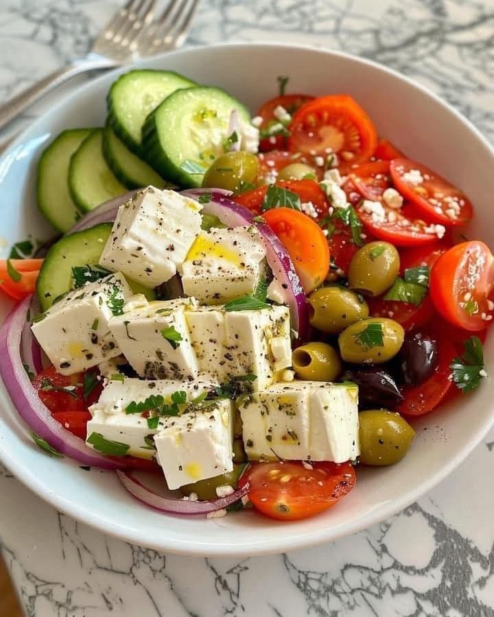 Greek Feta Salad Bowl