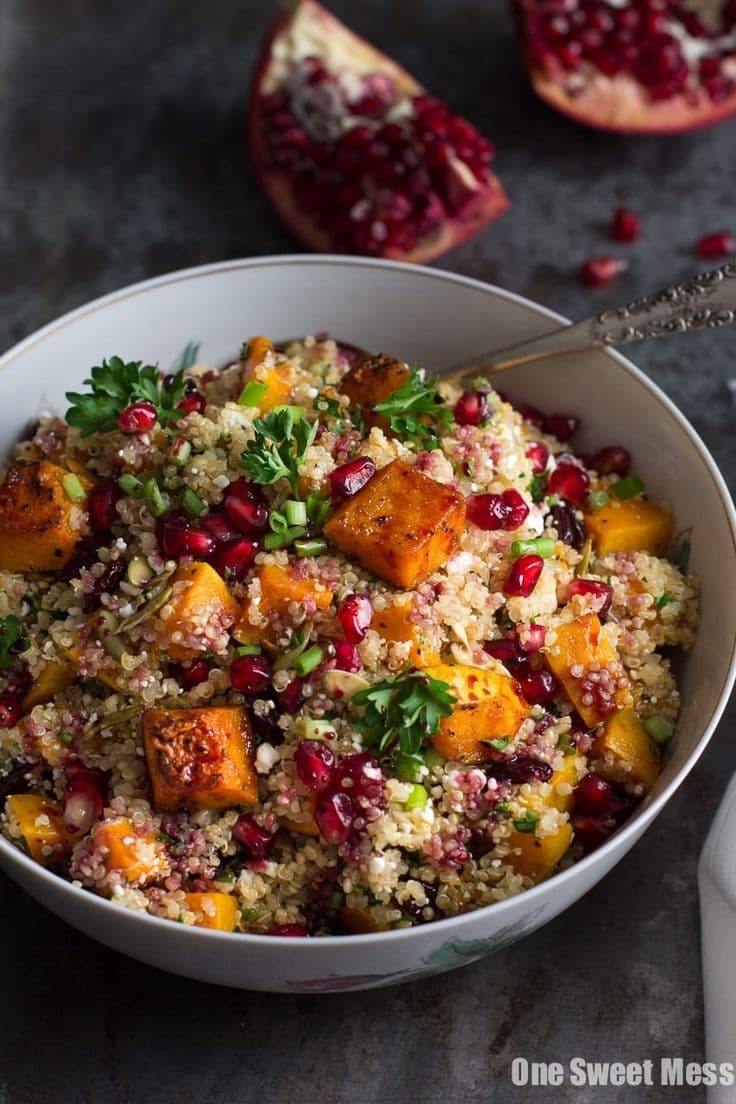 Pumpkin Pomegranate Quinoa