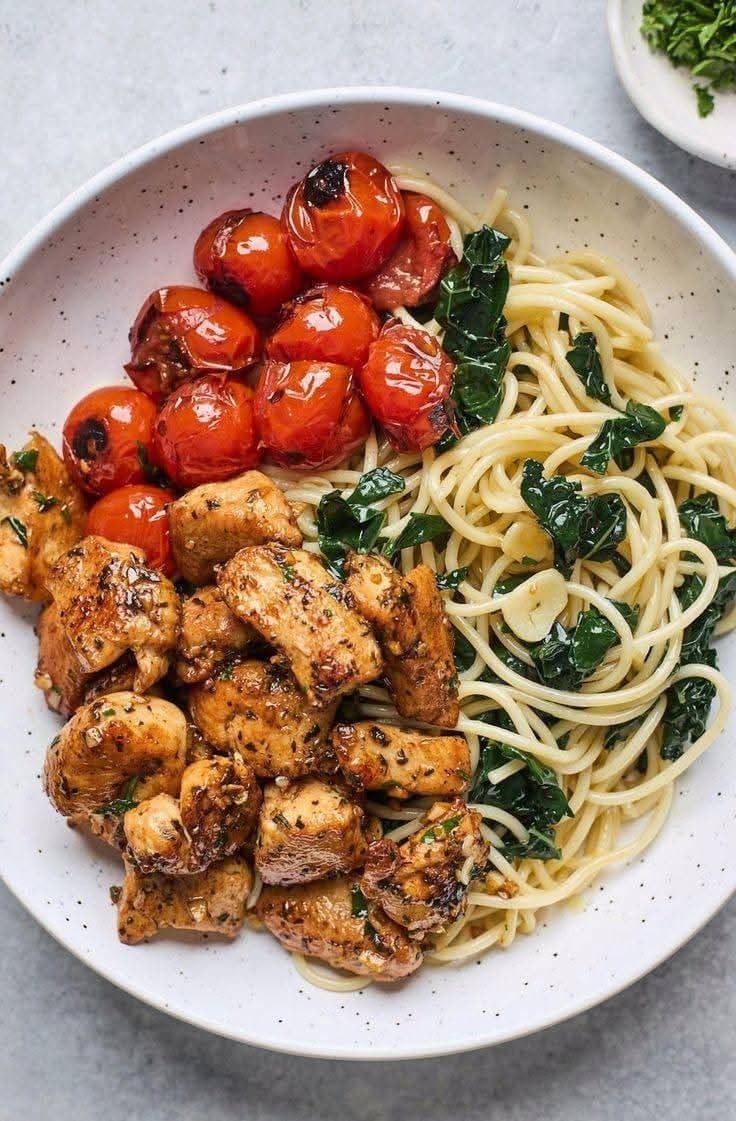 Chicken Spinach Pasta